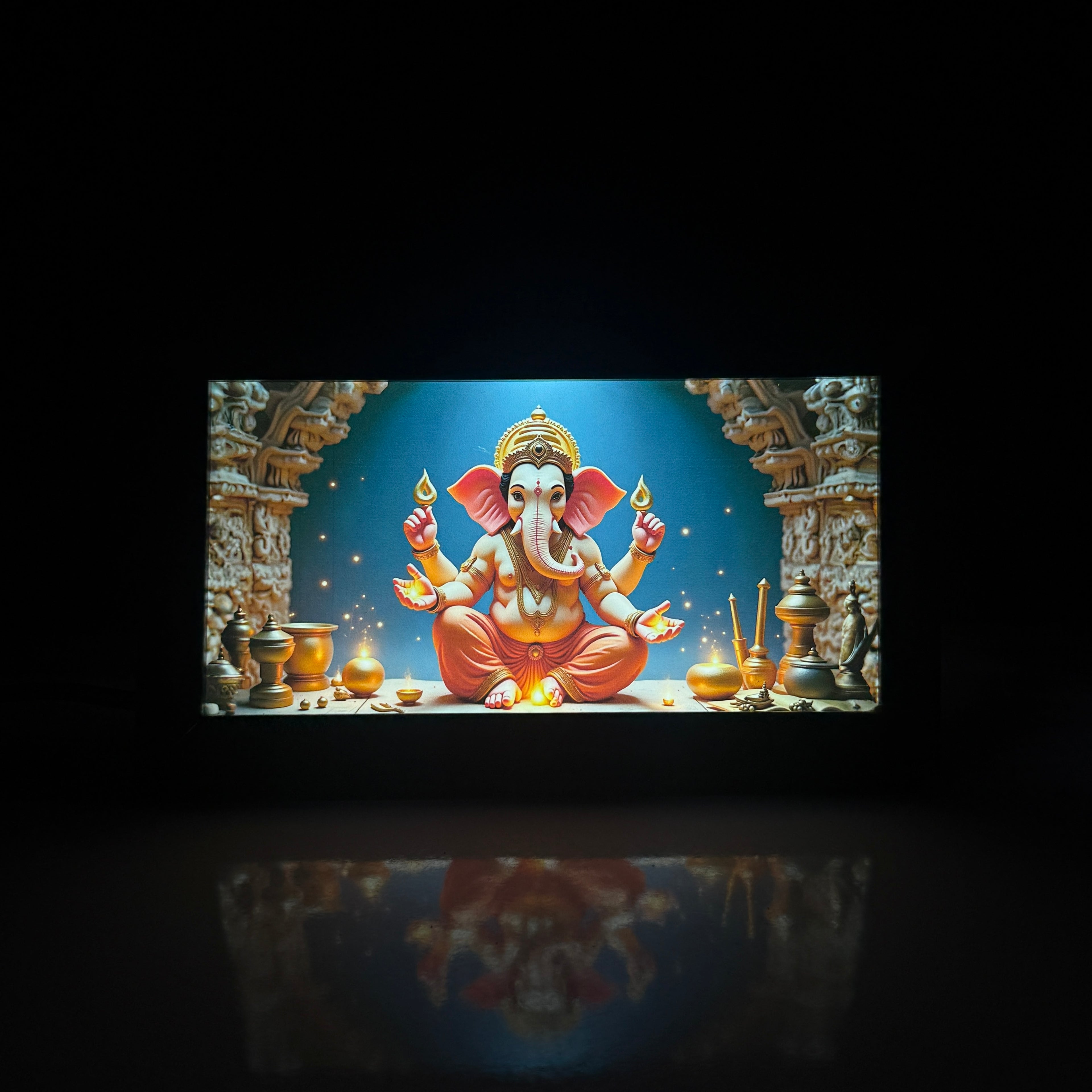 Lord Ganesha LED Frame