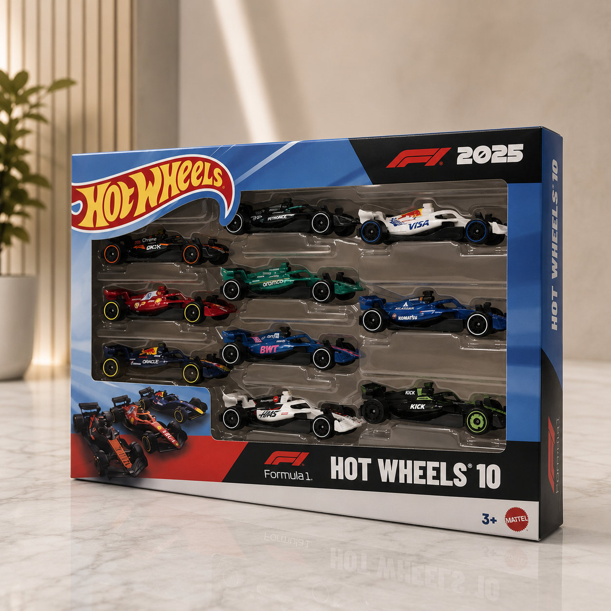 Hotwheels Formula 1 pack of 10
