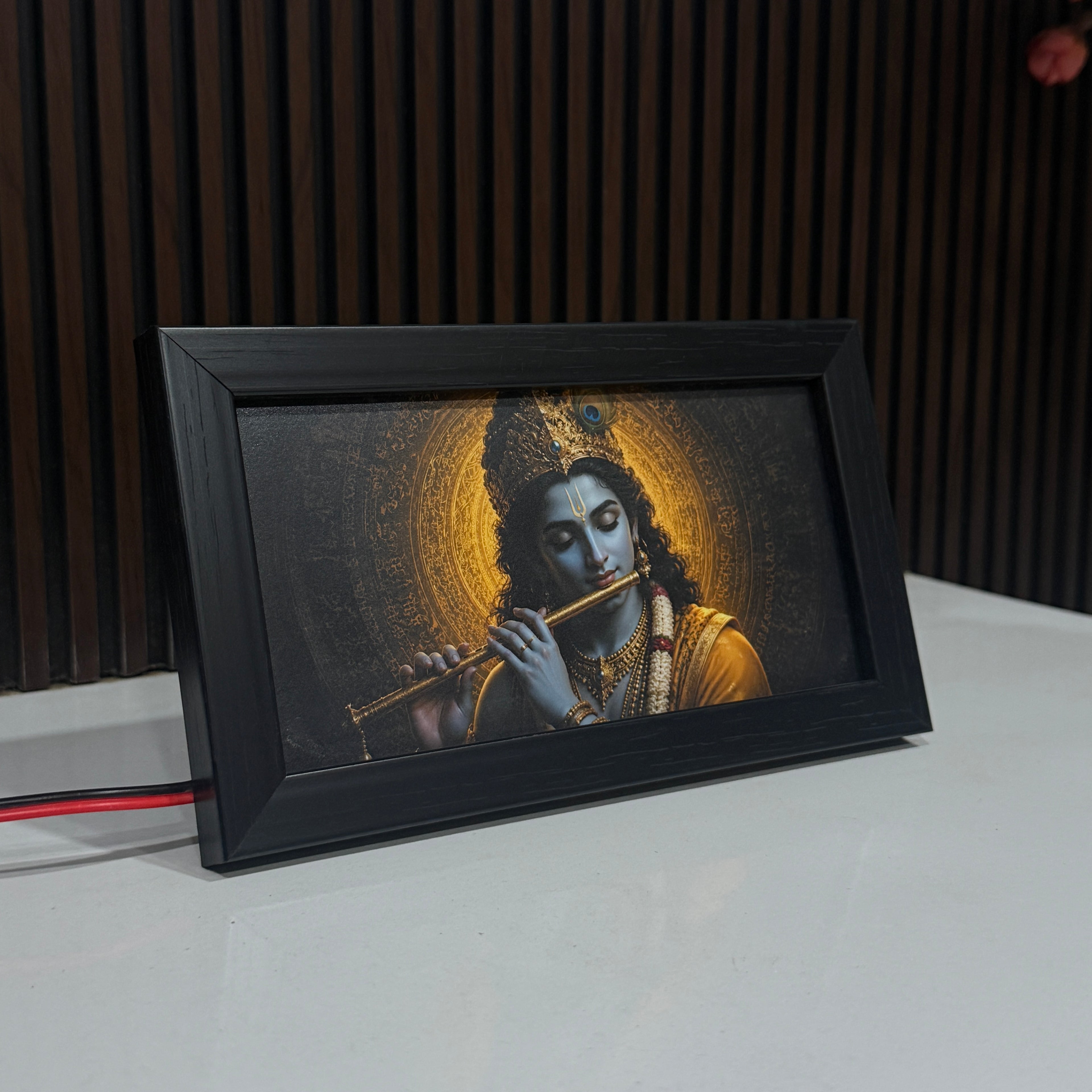 Lord Krishna LED Frame