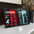 F1 3D Frames Combo ( Ferrari Frame + Mercedes Amg Frame )