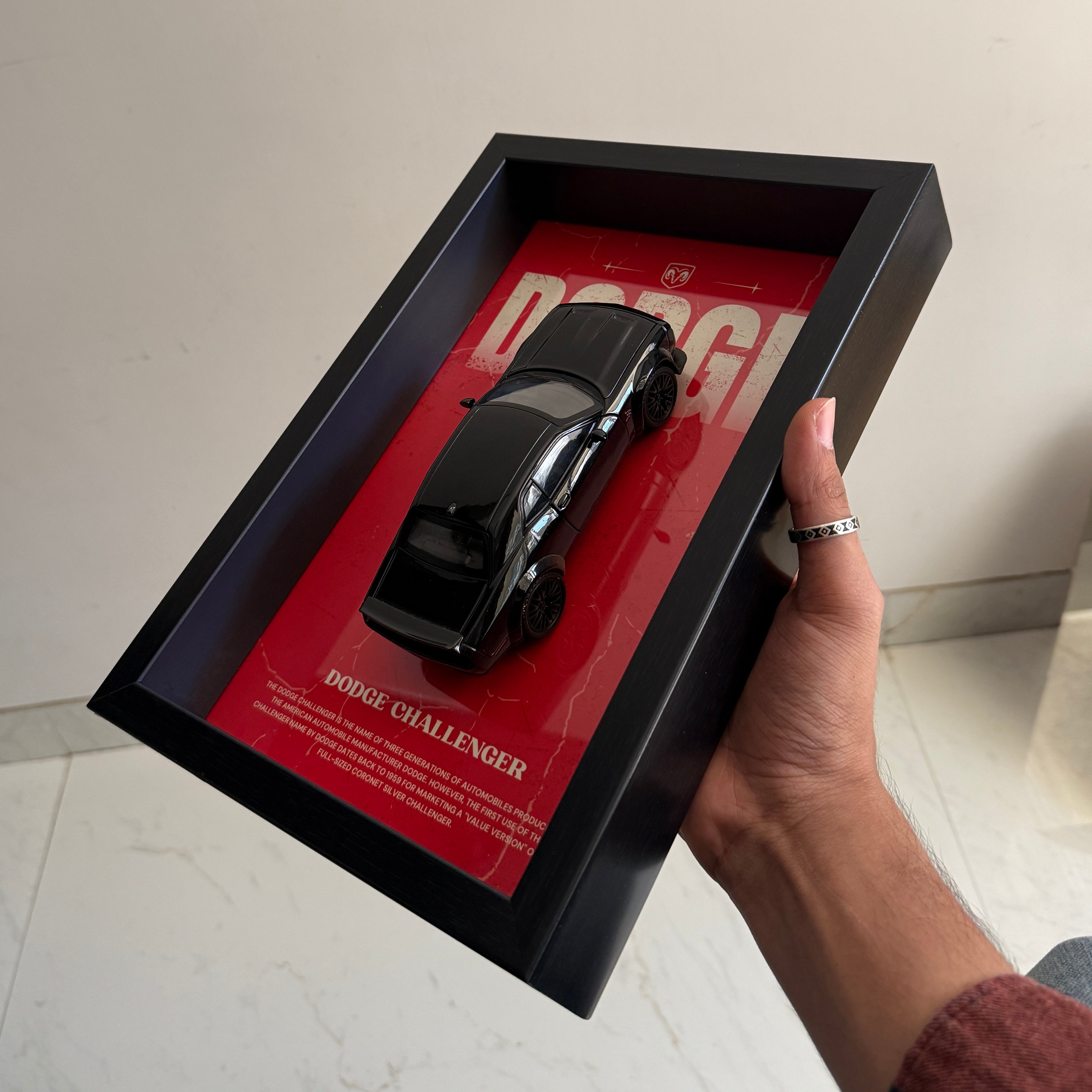 Dodge Challenger 1:32 Scale 3D Frame