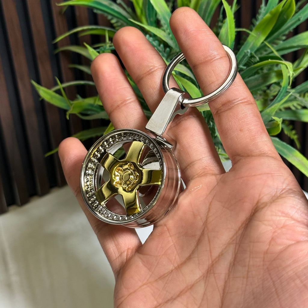 Car Rims Keychain