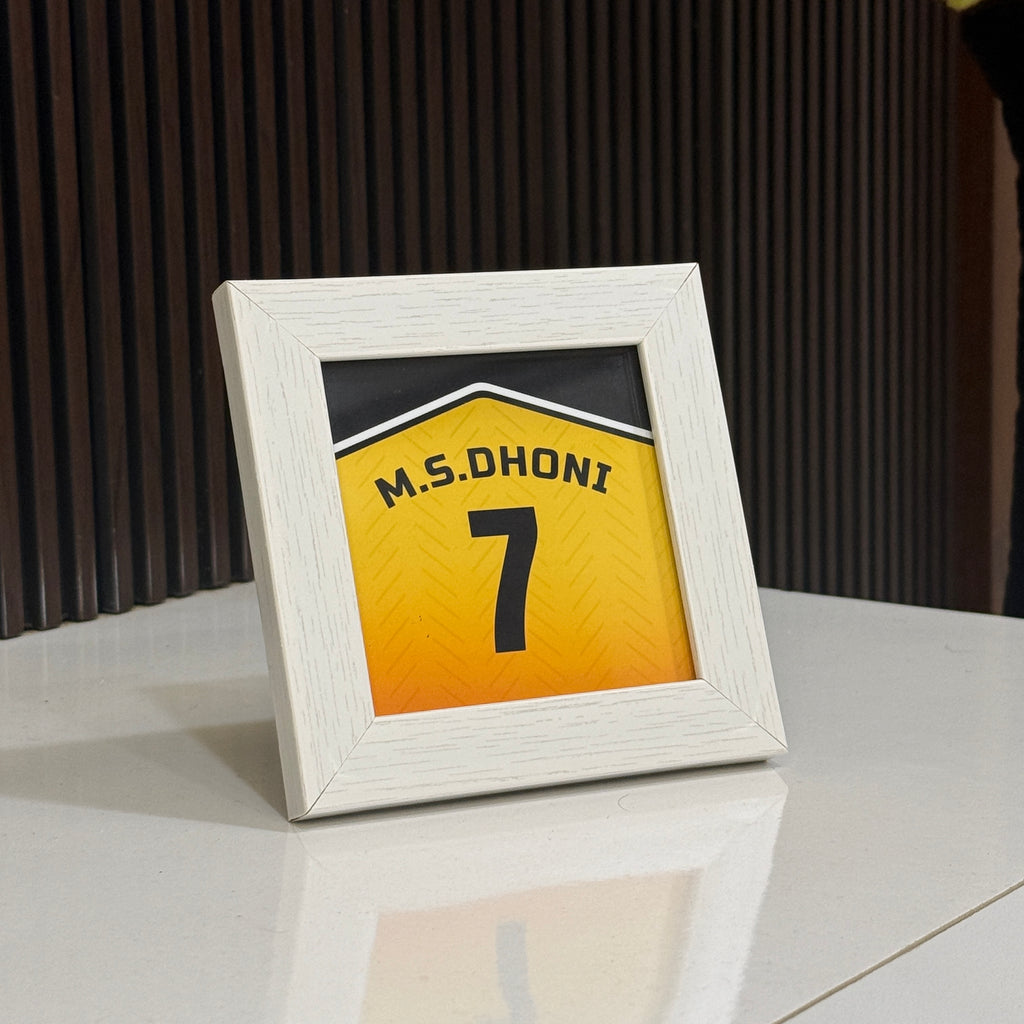 MS Dhoni Jersey Frame