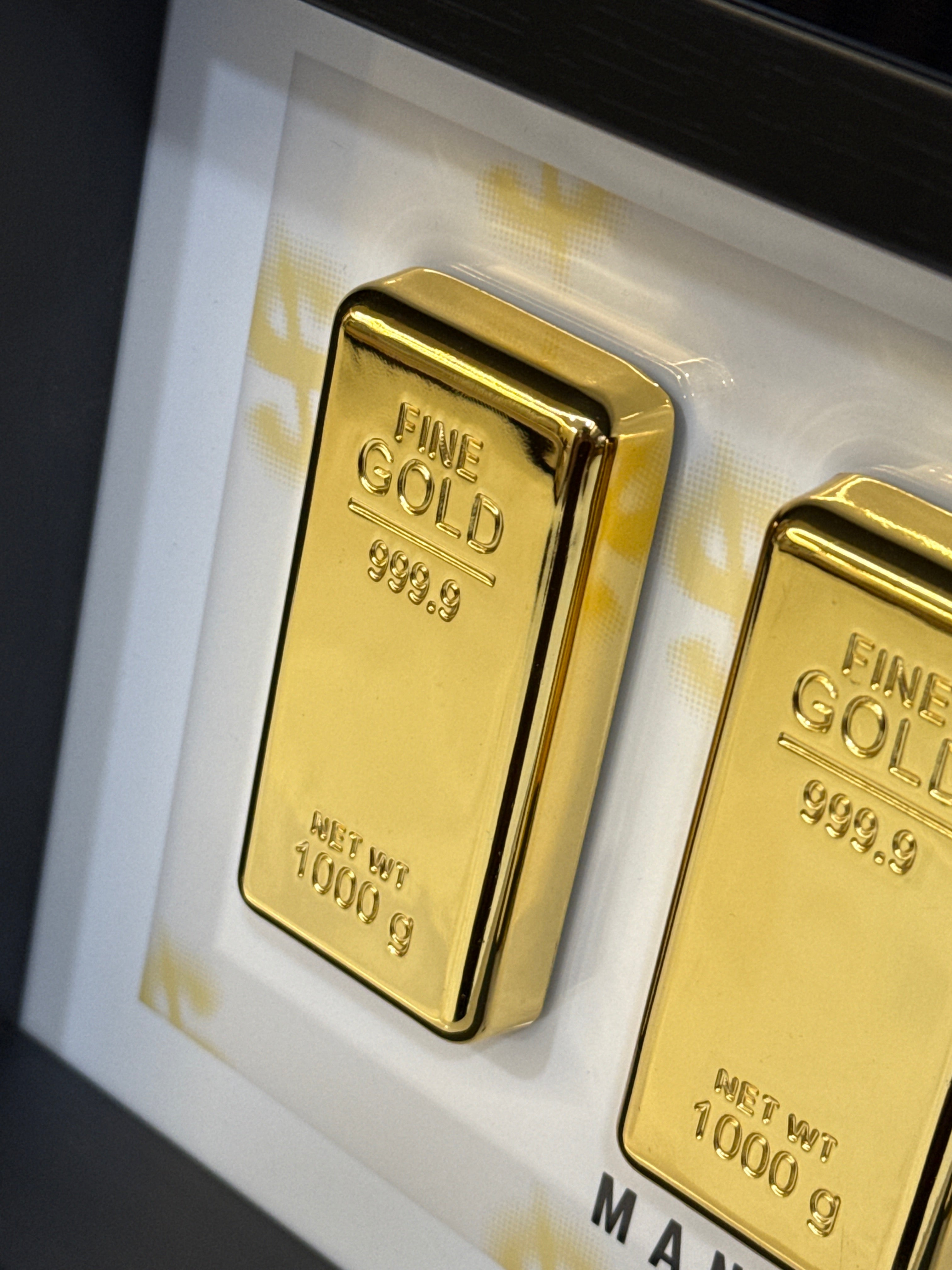 Gold Manifestation 3D Frame