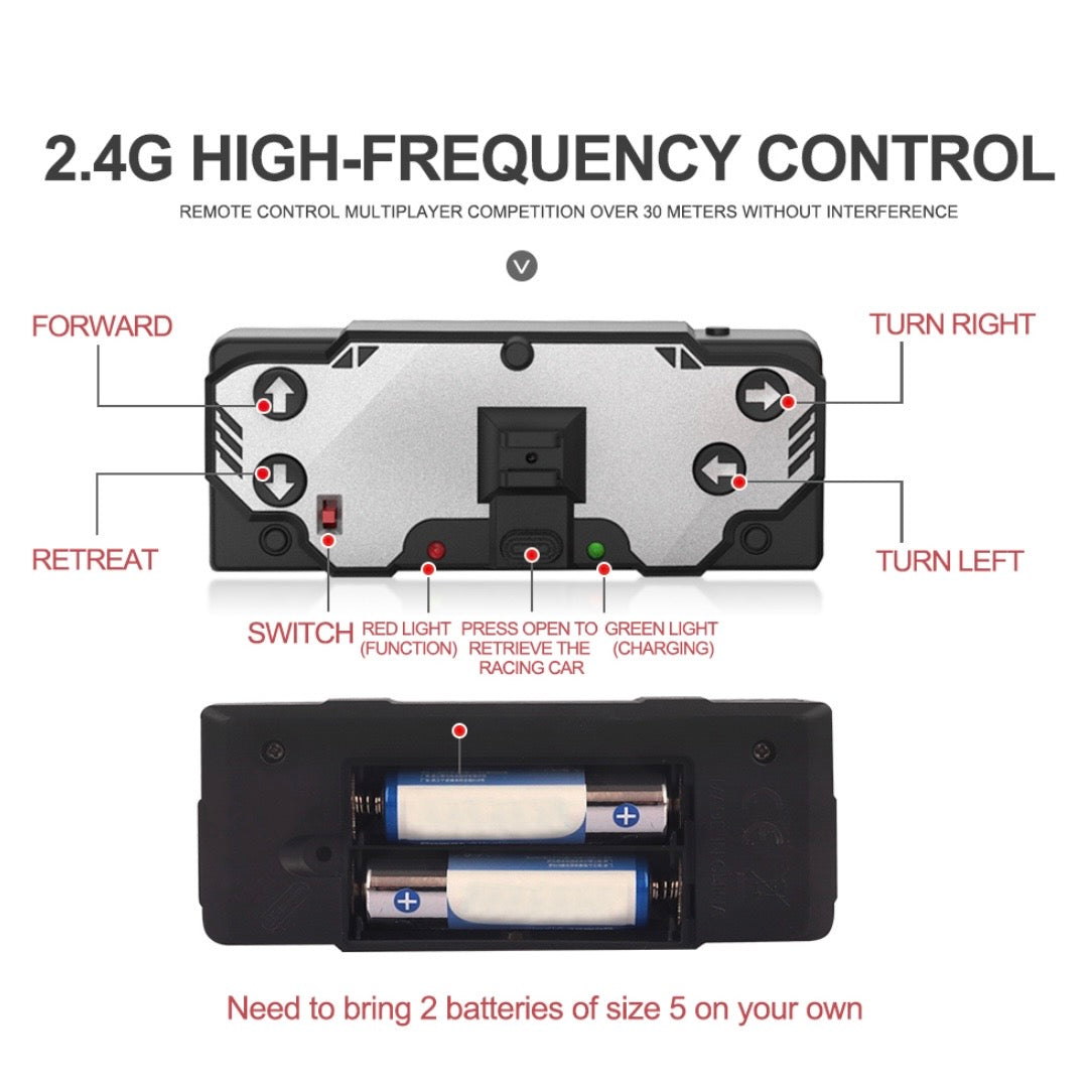 Aston Martin V12 Vantage RC Car 1:60 Scale