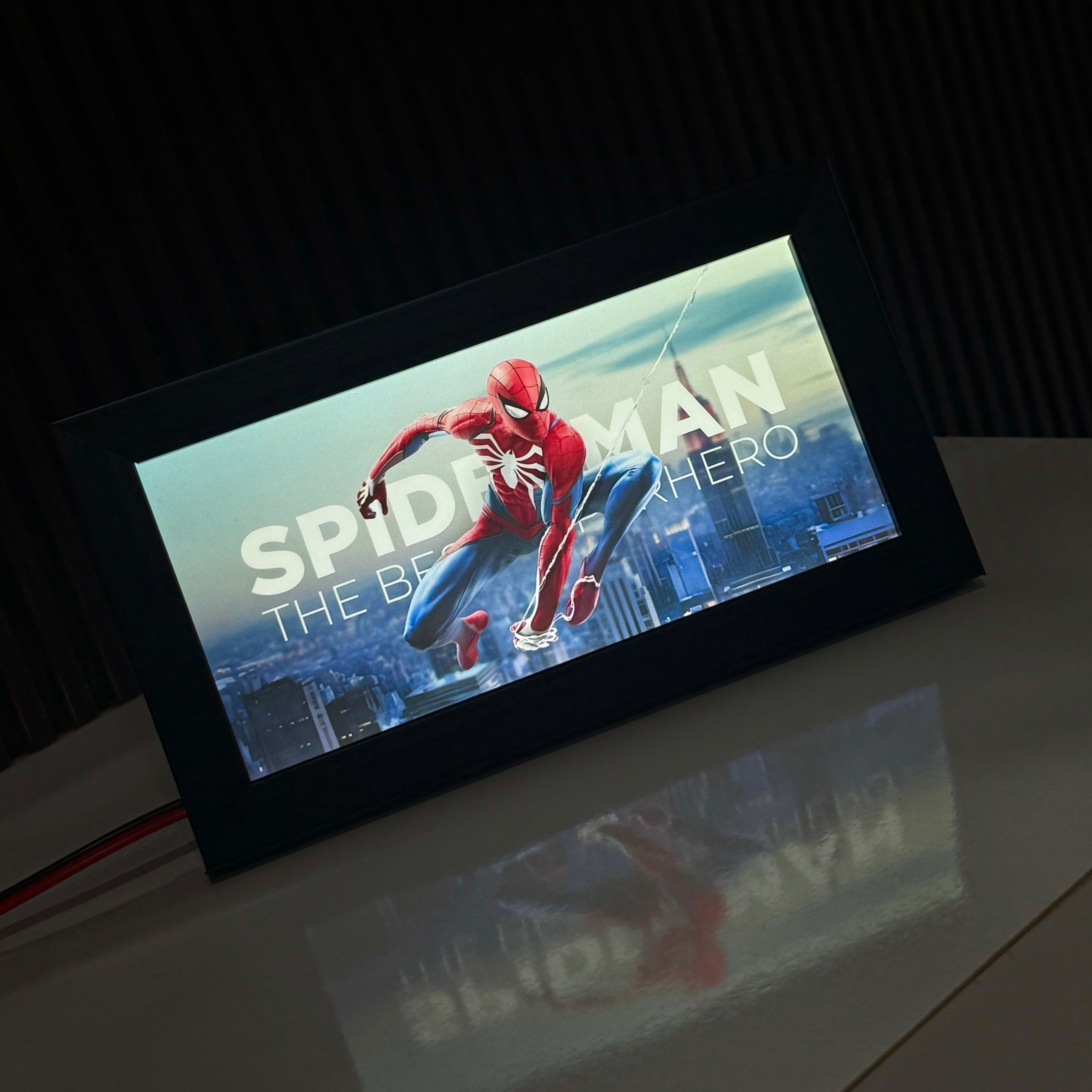 Amazing Spiderman LED Frame
