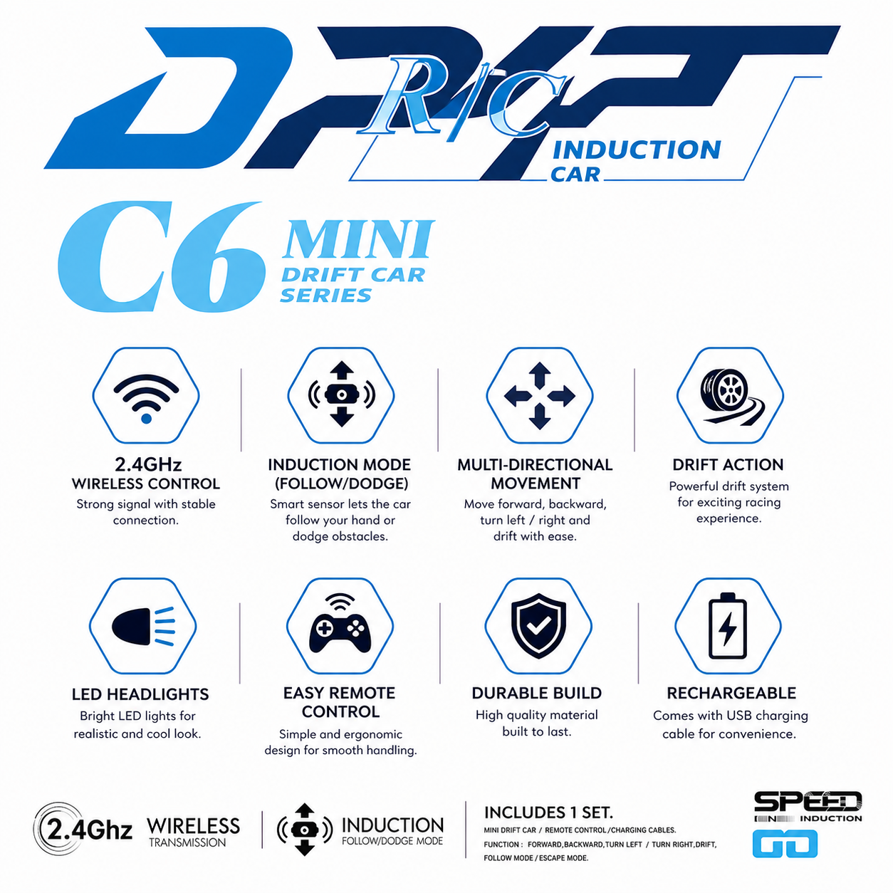 Porsche RC Drift Car