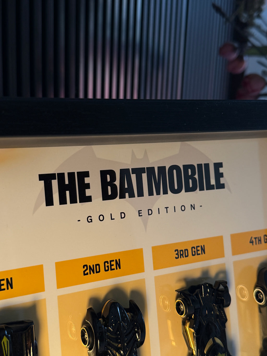 Batmobile Gold Edition Piece