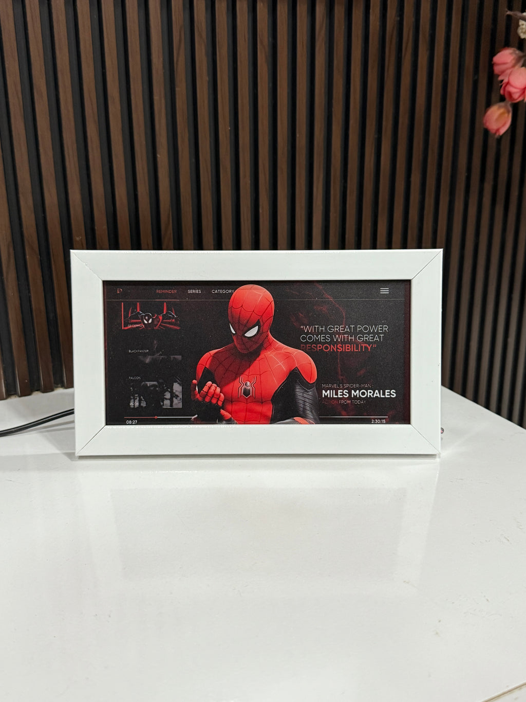 Spider Man LED Frame