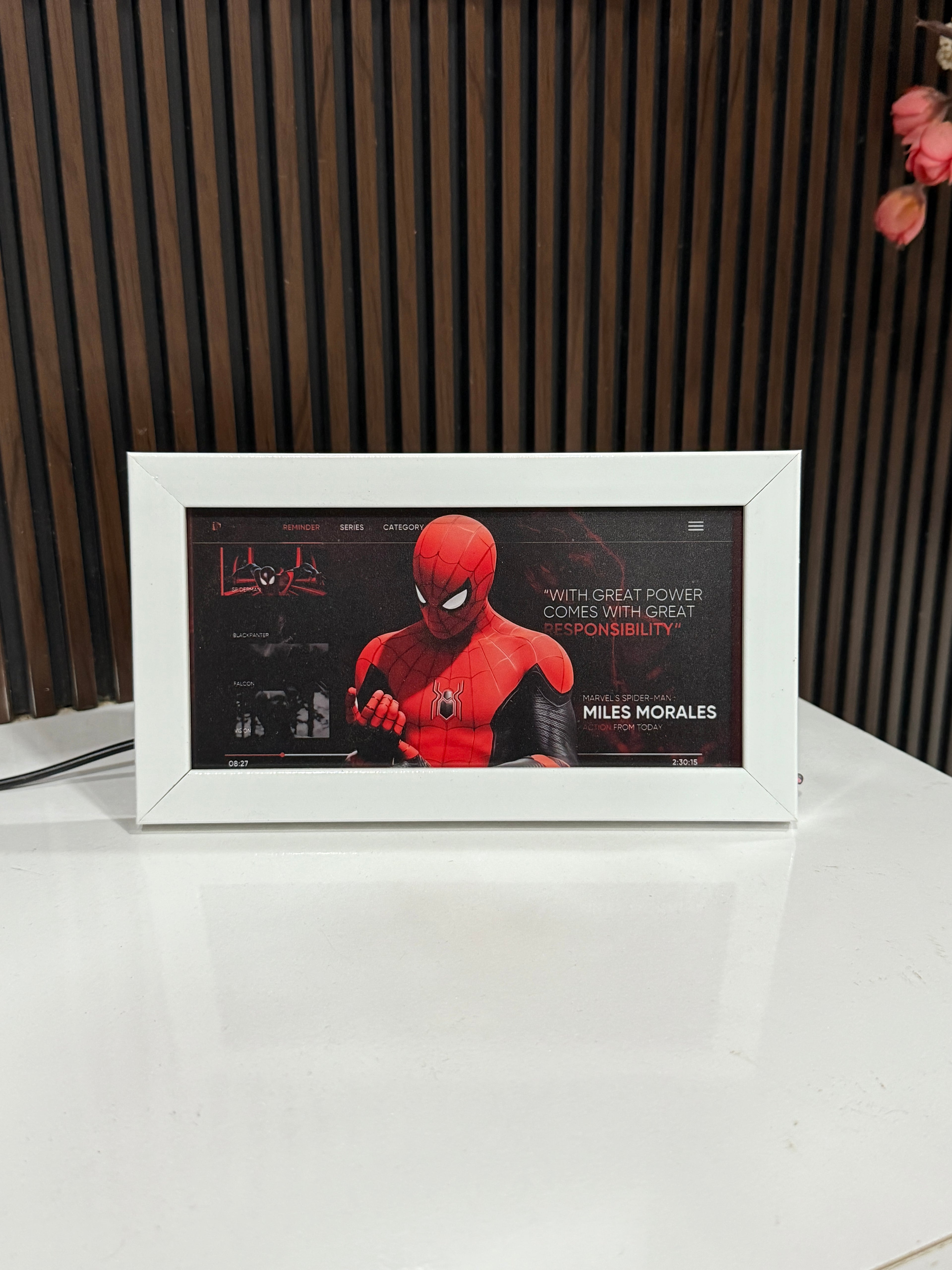 Spider Man LED Frame