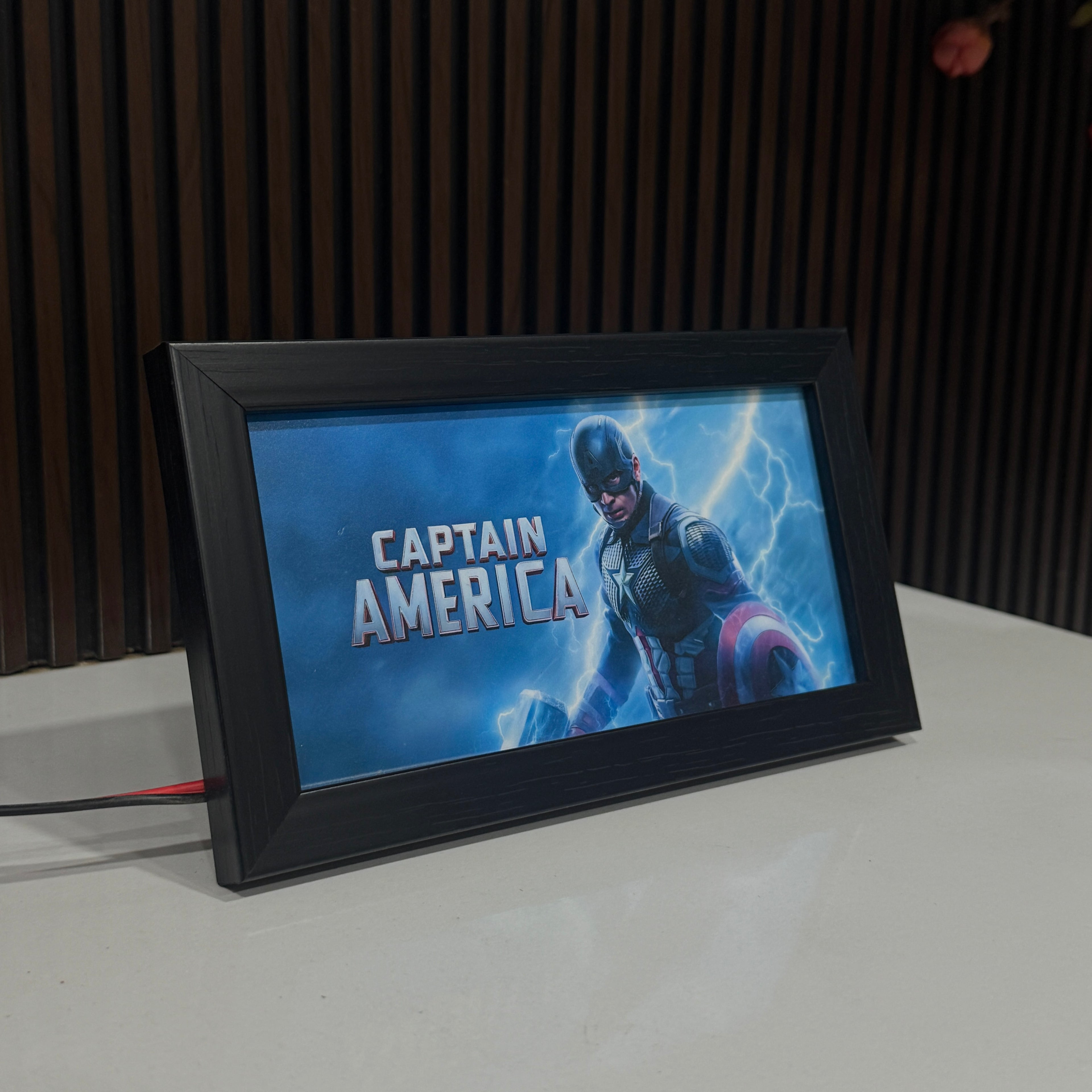 Captain America LED Frame
