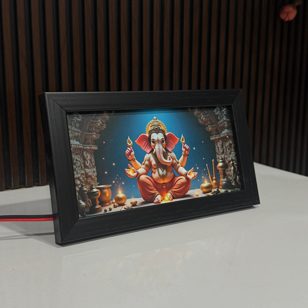 Lord Ganesha LED Frame