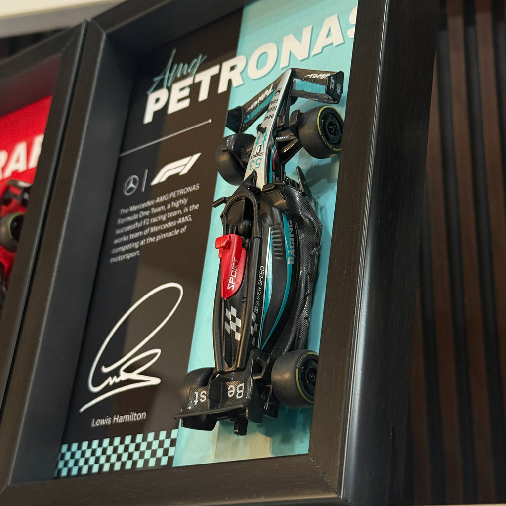 F1 3D Frames Combo ( Ferrari Frame + Mercedes Amg Frame )