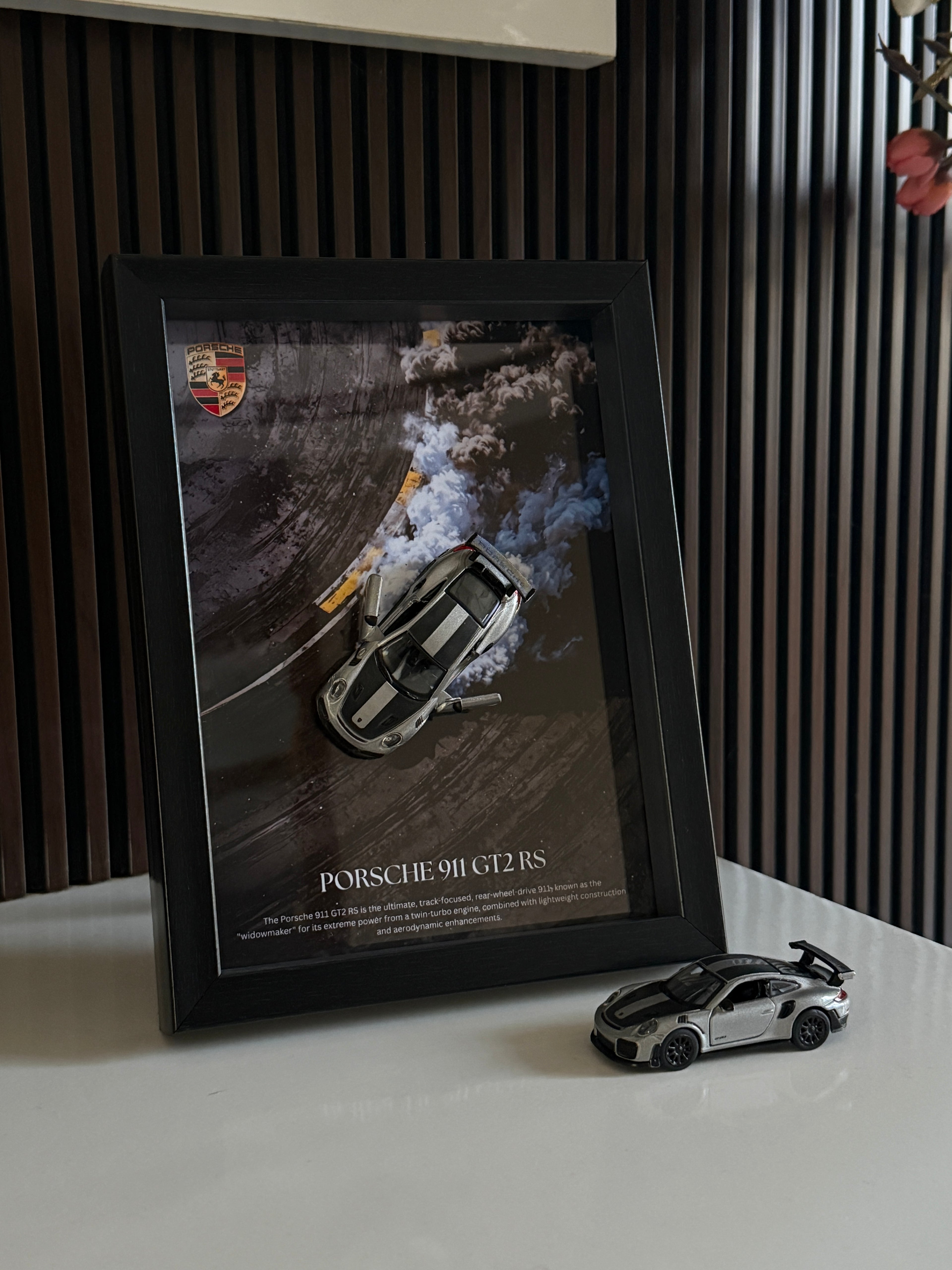 Porsche 911 gt2 rs grey Artpiece