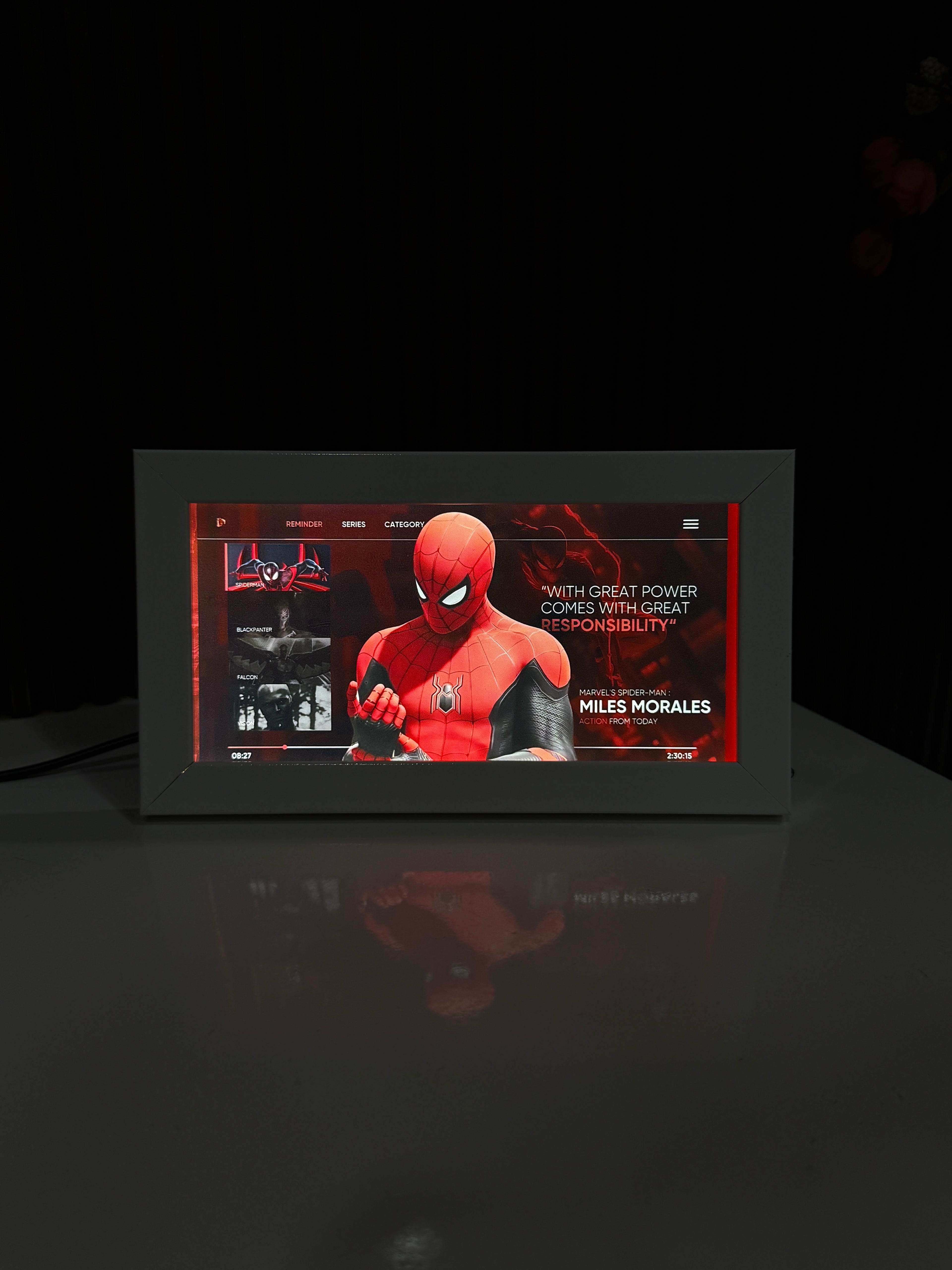 Spider Man LED Frame
