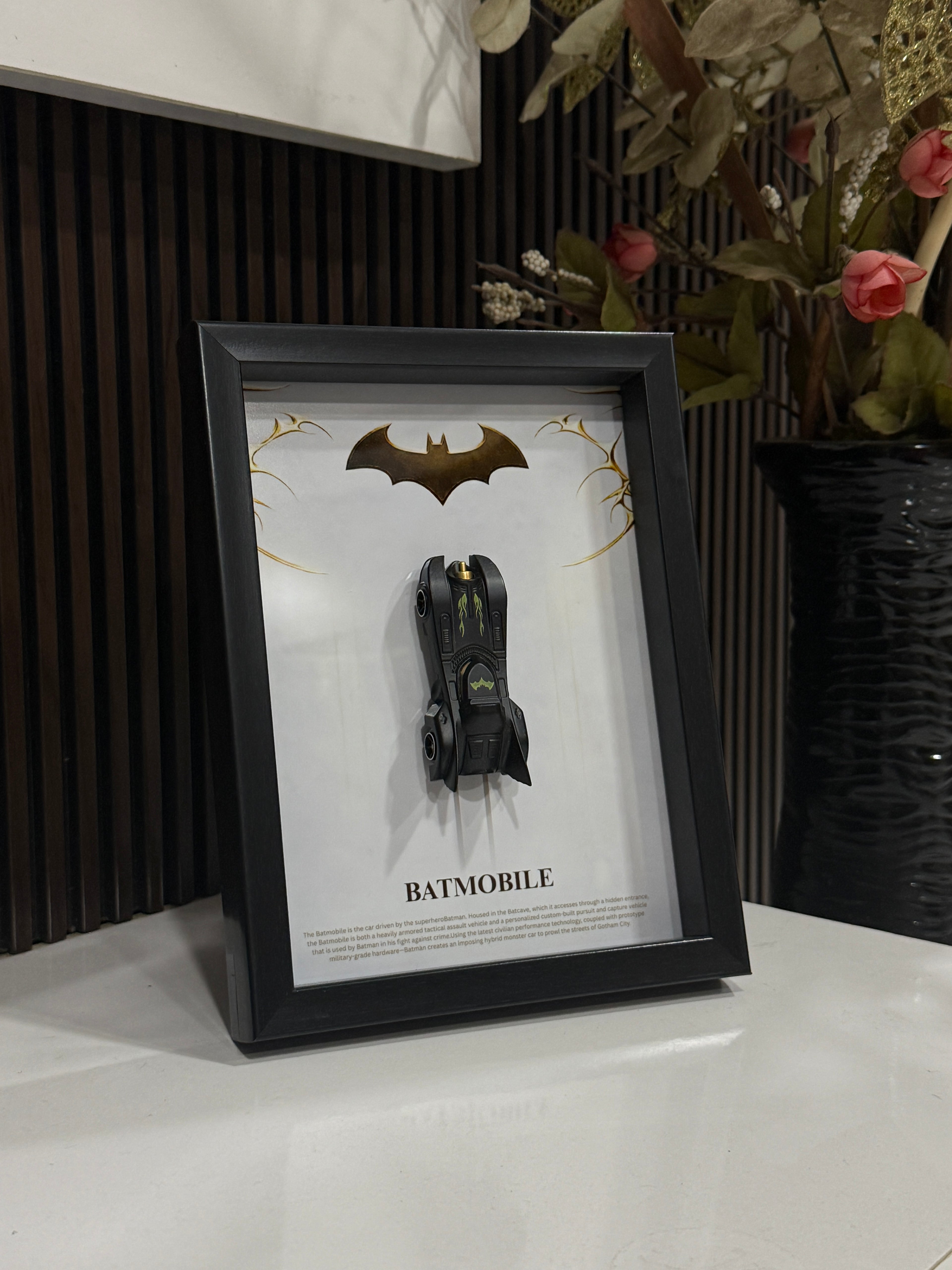 Batman 3D Frame - 2nd Gen (Gold Edition)