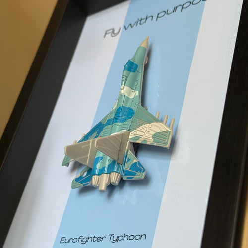 Aircraft 3D Model Frame (Blue)