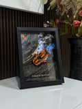 Porsche 911 gt2 Rs 3D Frame (Orange)
