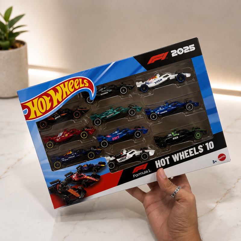 Hotwheels Formula 1 pack of 10