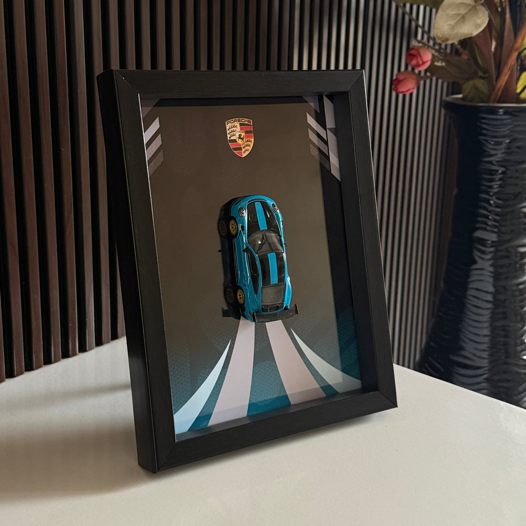 Porsche 911 Gt2 Rs 3D Frame (blue)