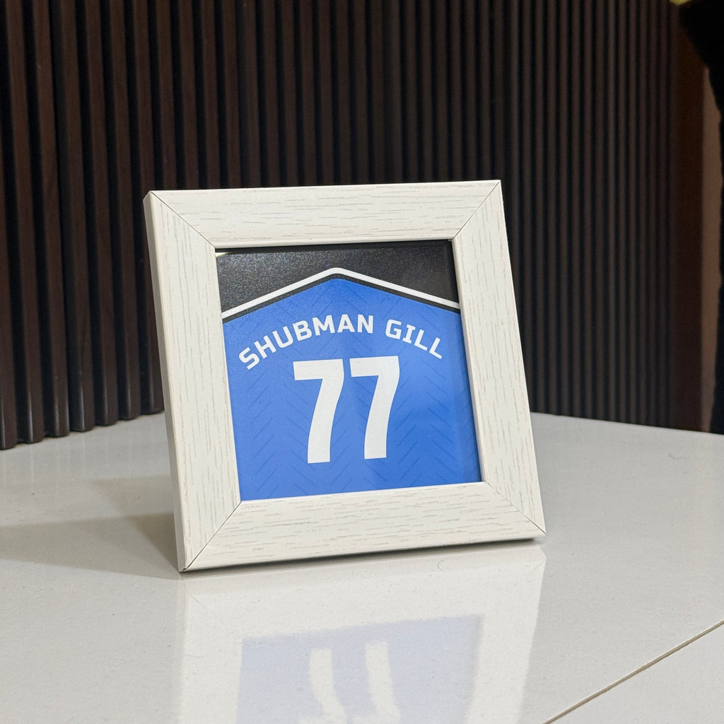Shubman Gill Jersey Frame