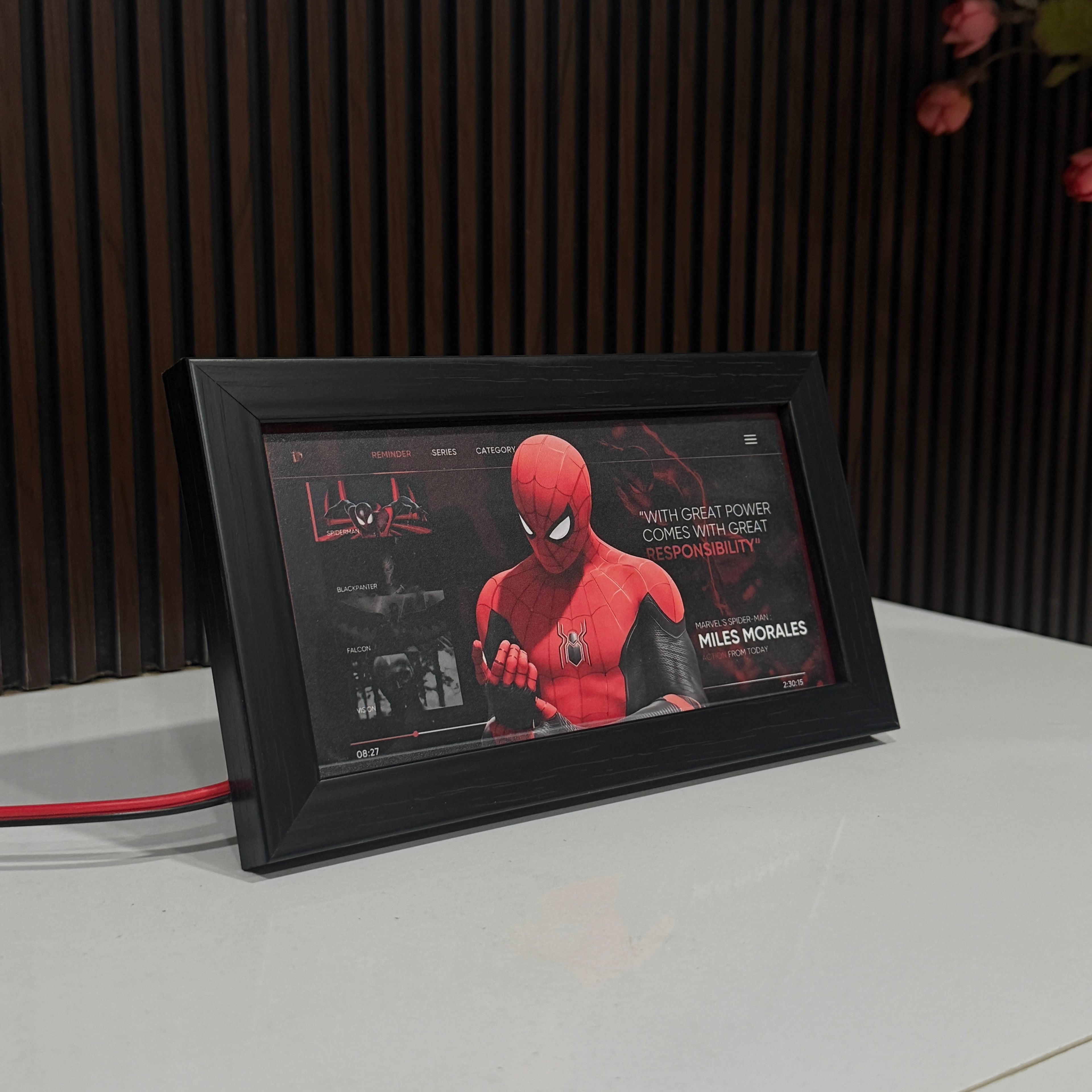 Spider Man LED Frame