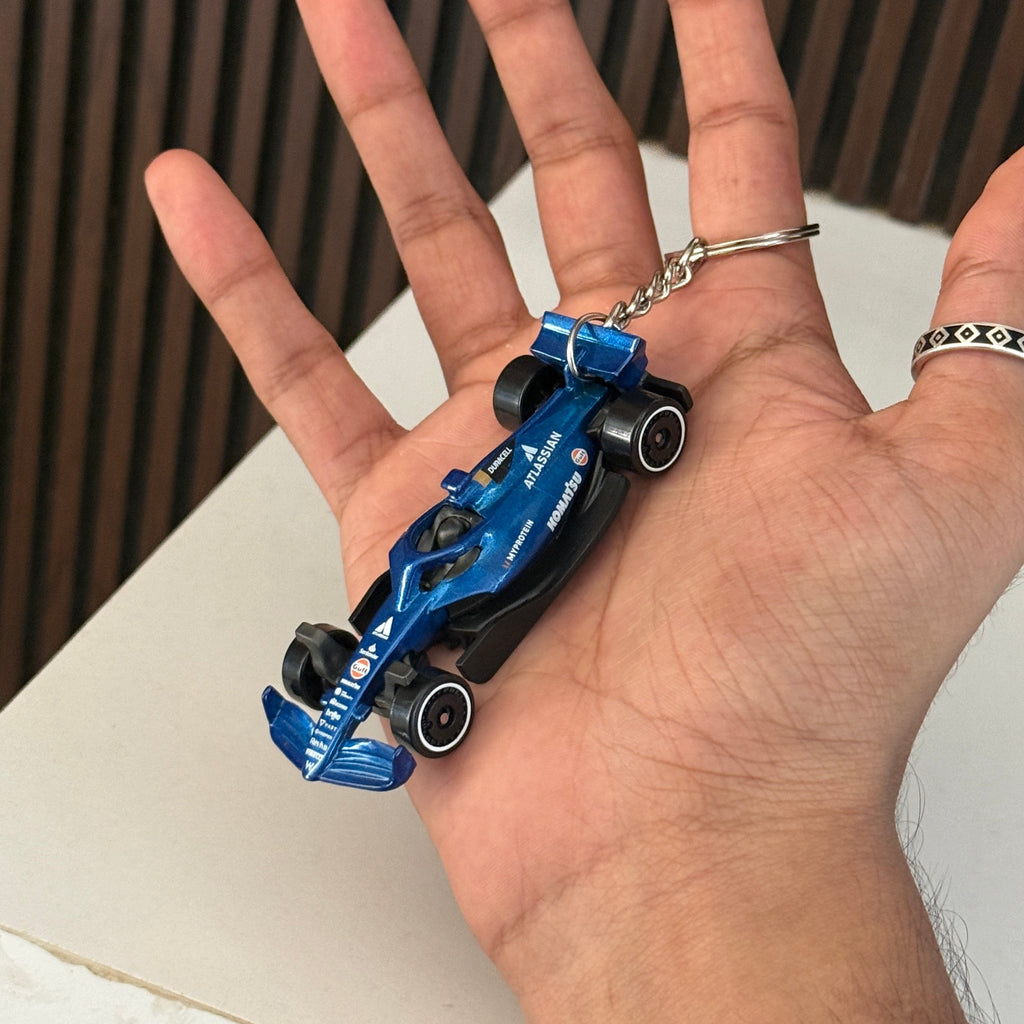 Williams Racing F1 Hotwheels Keychain