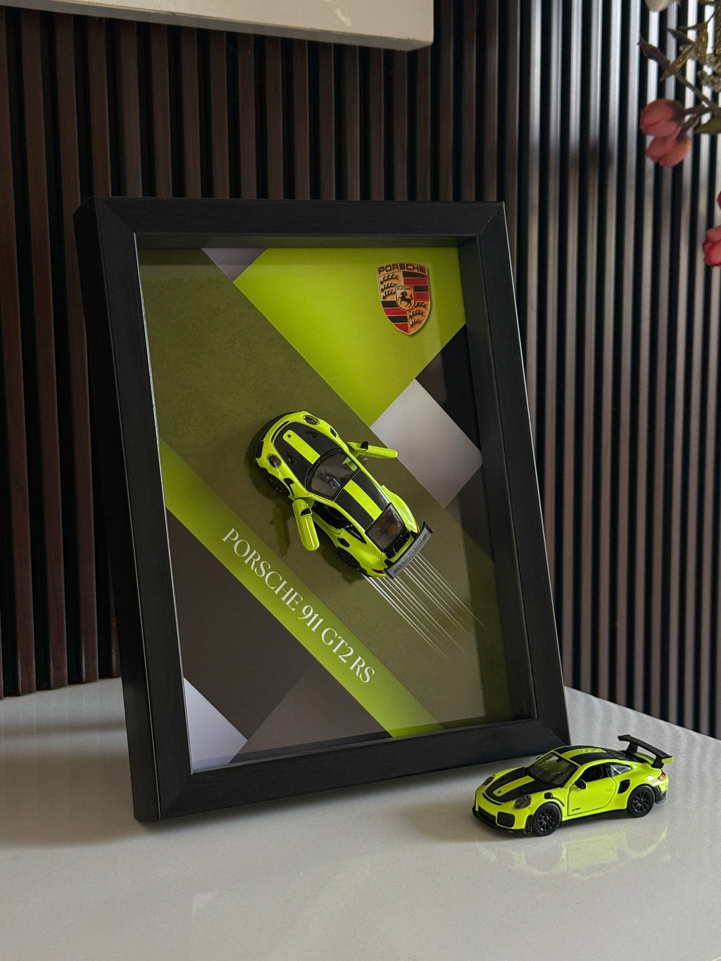 Porsche 911 gt2 rs Green Artpiece