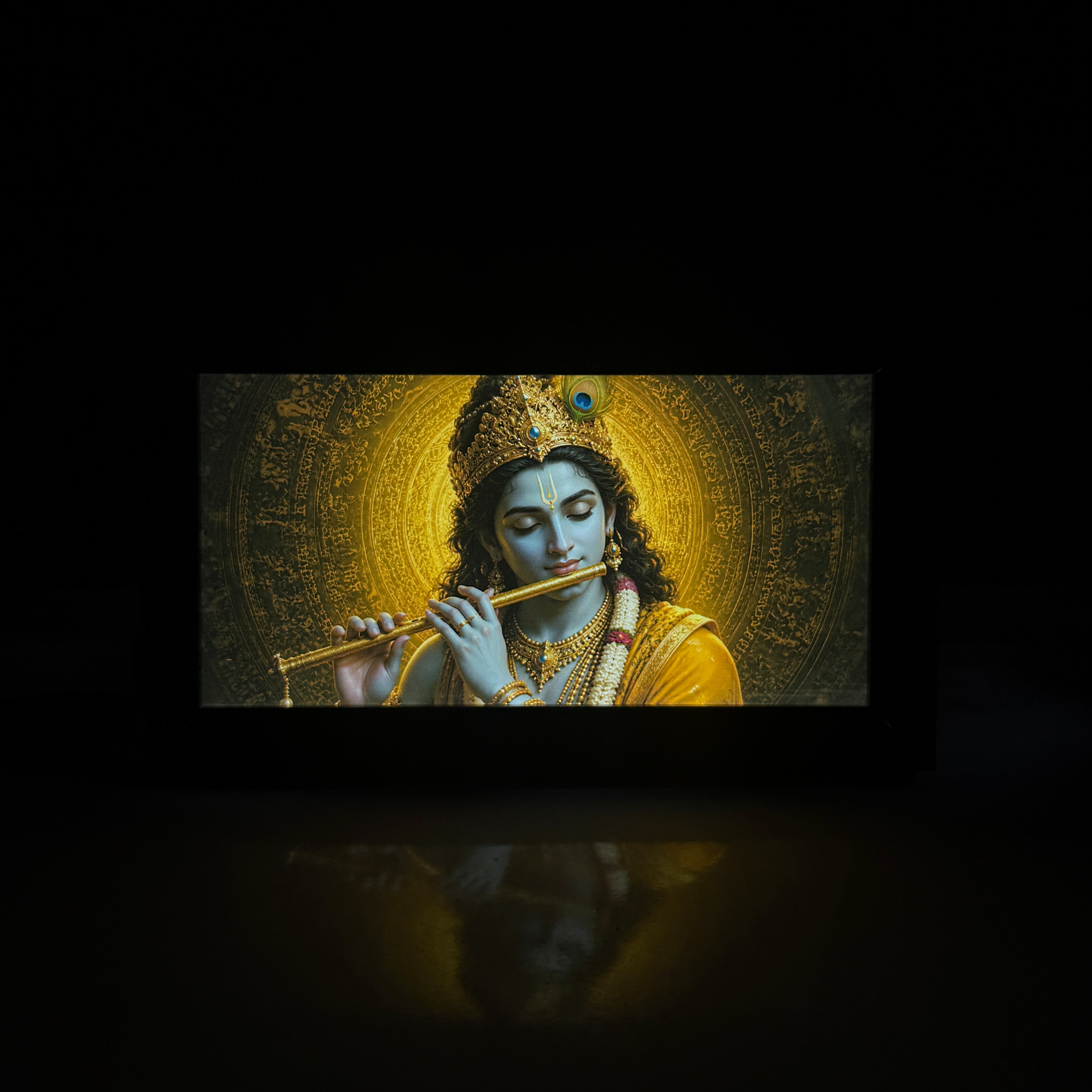 Lord Krishna LED Frame