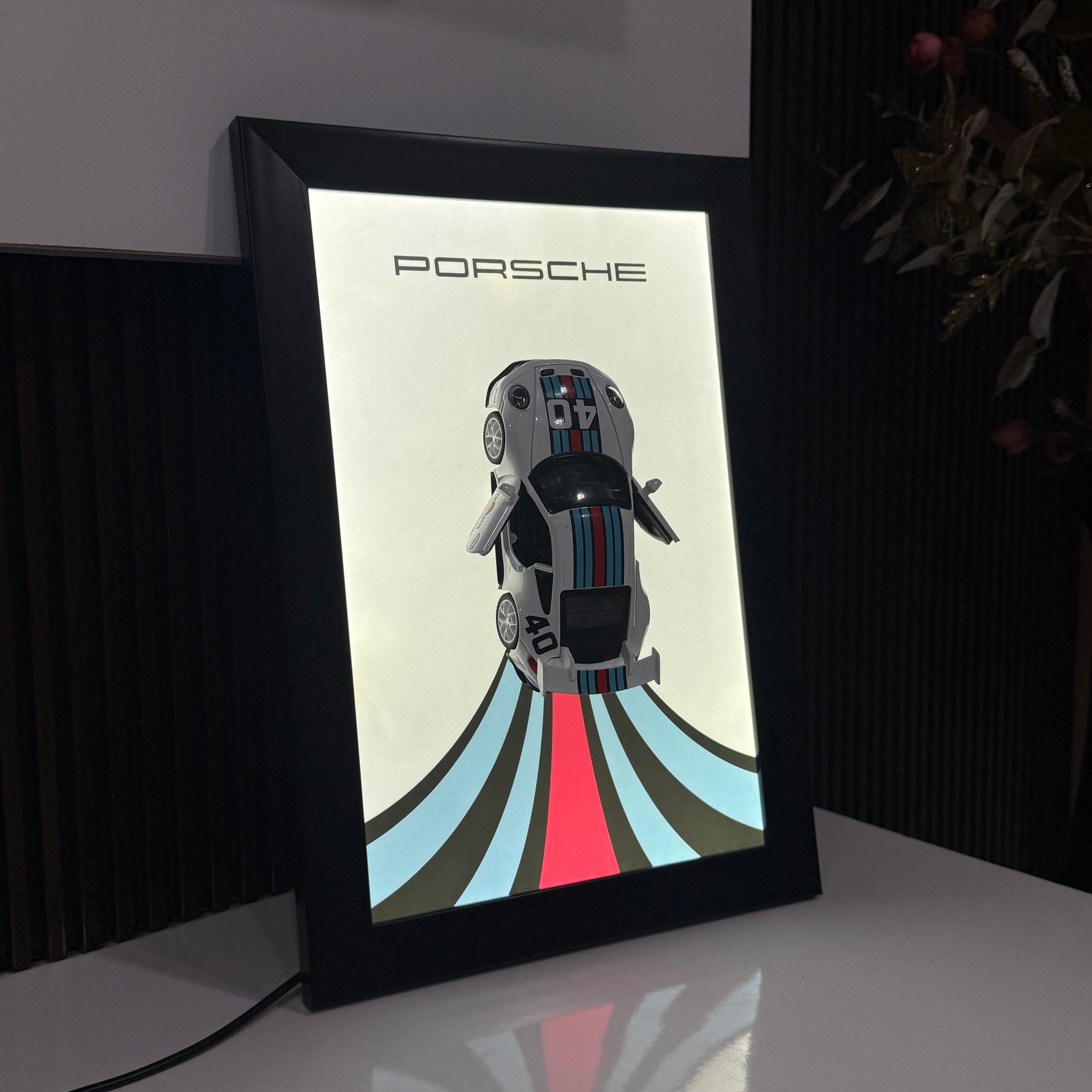 Porsche 911 GT3 3D Led Car Frame