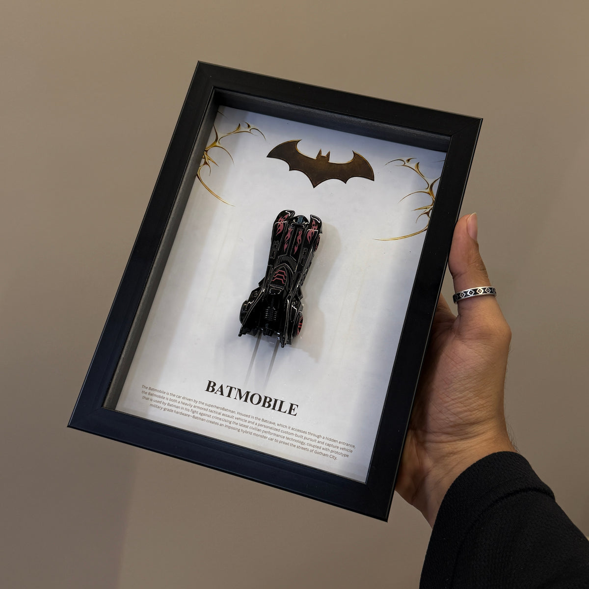 Batman 3D Frame - 2nd Gen (Gold Edition)