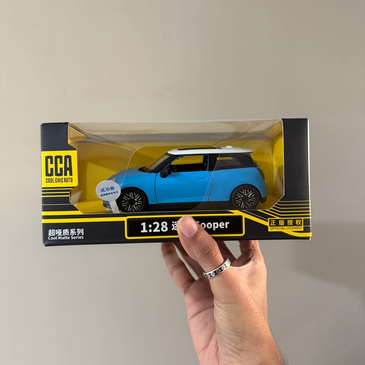 Mini Cooper 1:28 Scale CCA model