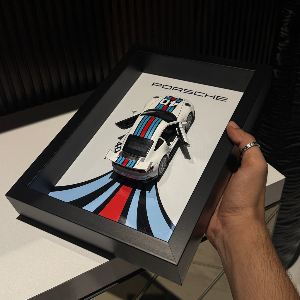 Porsche 911 Gt3 Car Frame (Martini Edition)