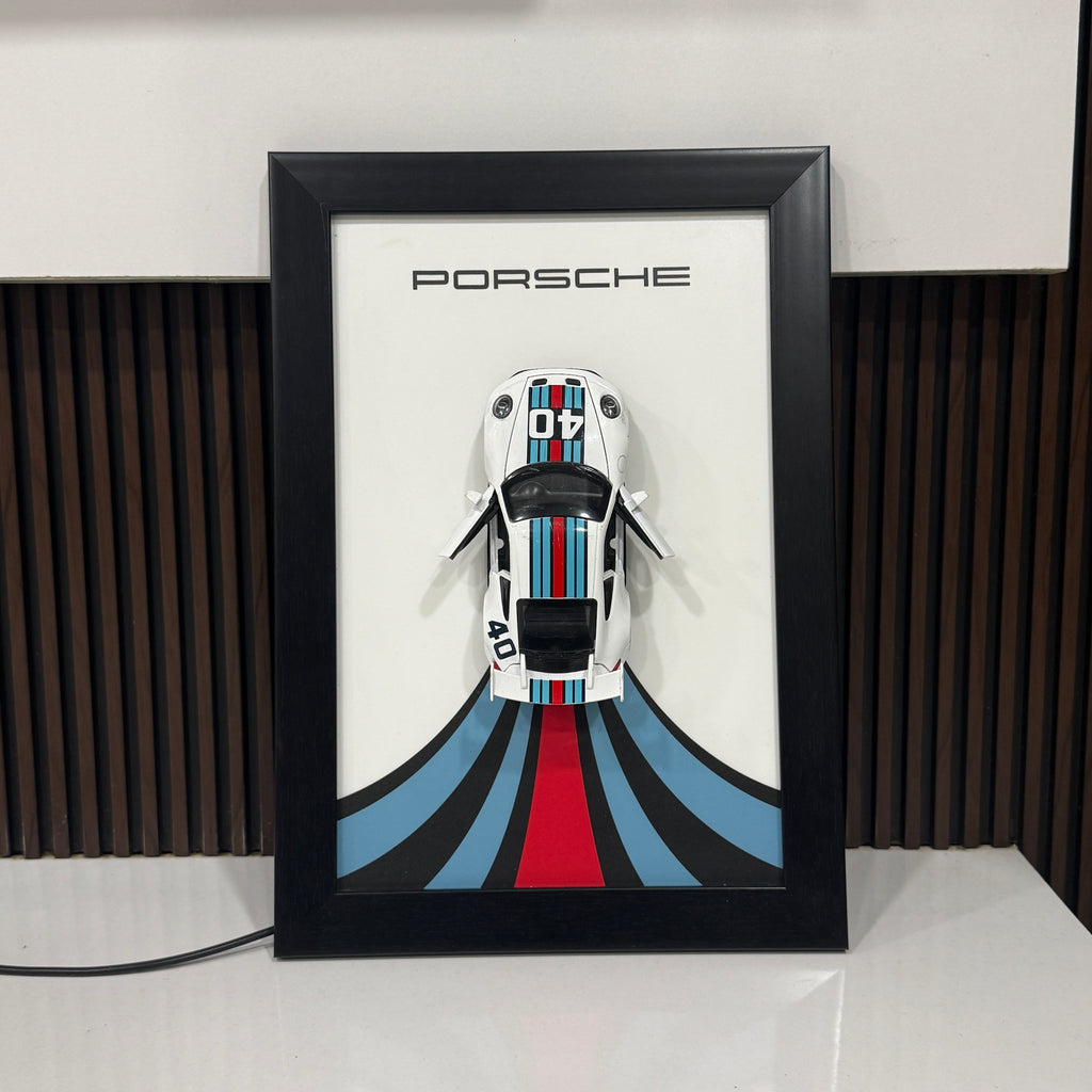 Porsche 911 GT3 3D Led Car Frame