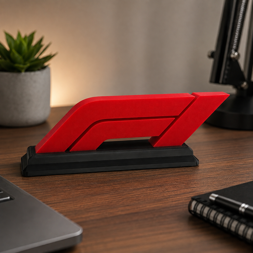 F1 Racing Logo Display