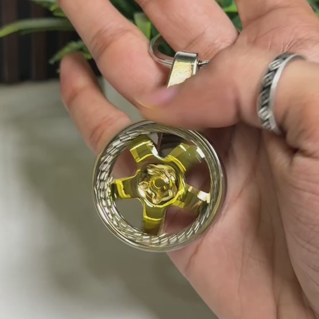 Car Rims Keychain
